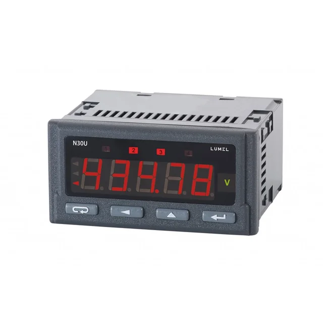 Compteur numérique Lumel N30U-100000E0, 2 x AI, RTD, TC, RTC, R, 85...253 V a.c., d.c.