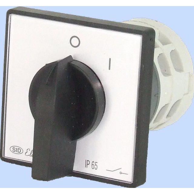 Comutator Elektromet Cam 0-1 3P 16A IP65 Arc E16-12 cu placa frontală (951601)