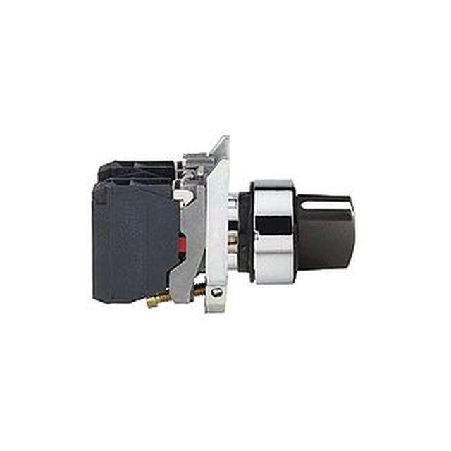 Comutator pentru stilou compact Schneider Electric 22mm 2-pozycyjny negru 1NO+1NC (XB4BD25)