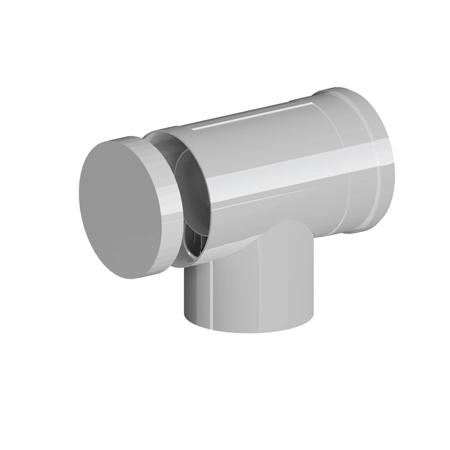 Concentric elbow for PP-AL chimney systems 87° DN80/125mm with access with gasket [EPDM] ONNLINE