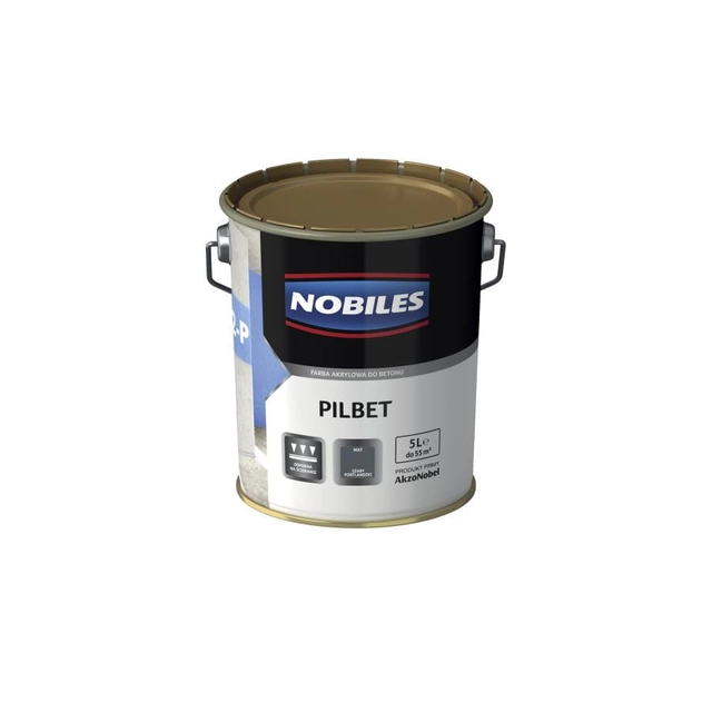 Concrete paint Nobiles Pilbet portland gray 10L