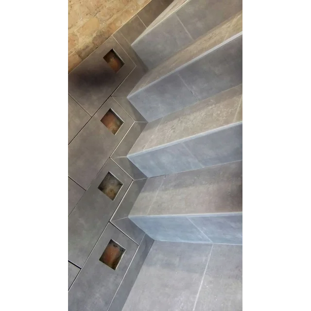 Concrete stairs, gray stair tiles 30X60 ANTI-SLIP - CHEAPEST