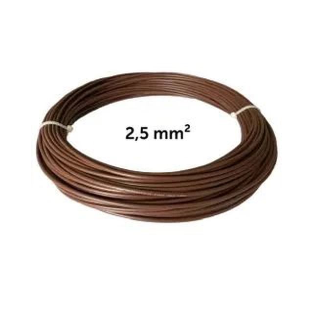 Conducteur marron LARX 2,5 mm2, enroulement 25 m