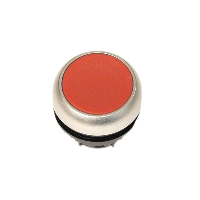 Conduire M22-DR-R bouton plat rouge sans retour