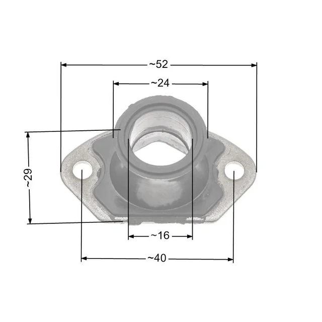 Conector carburador NAC SPS01-45 CS4500 CS5200 motosierras comerciales NZ307