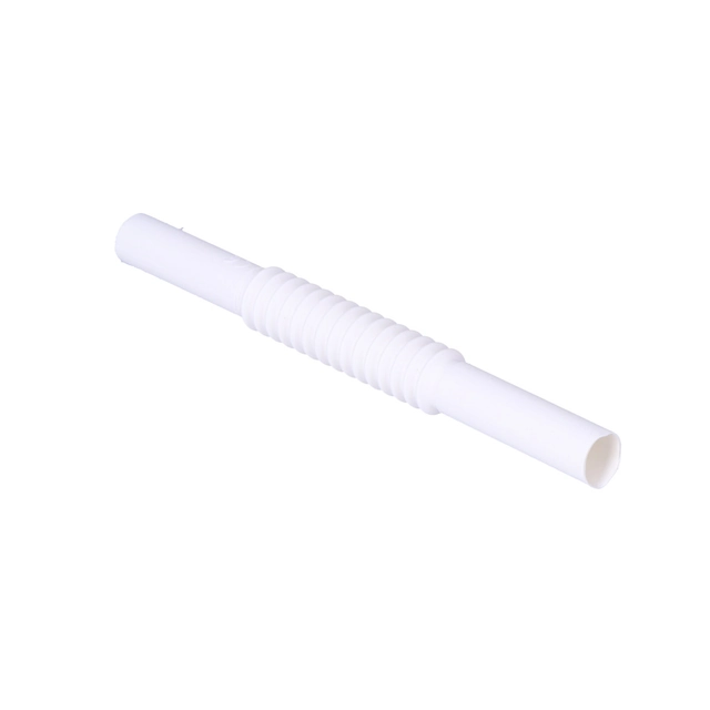 Conector corrugado para tuberías de instalación eléctrica Fi-13, blanco, EN LINEA