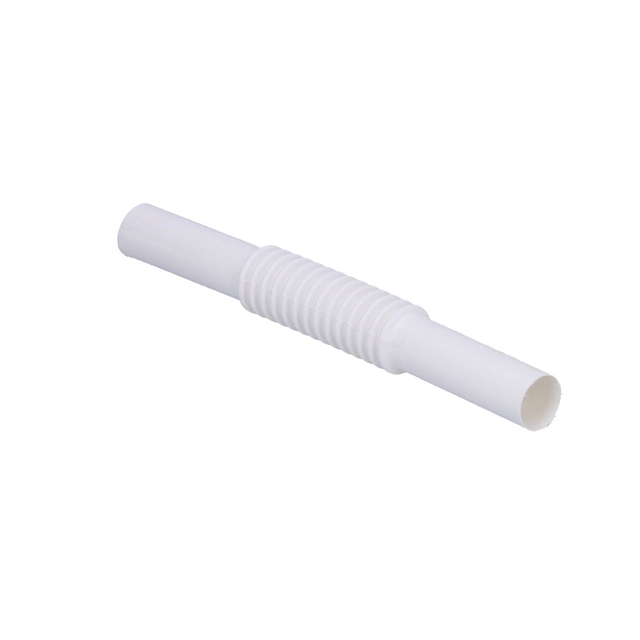 Conector corrugado para tuberías de instalación eléctrica Fi-16, blanco, EN LINEA