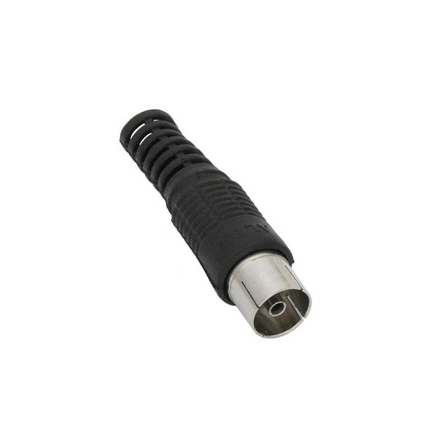 Conector de antena, recto, NEGRO, largo 20 Pcs