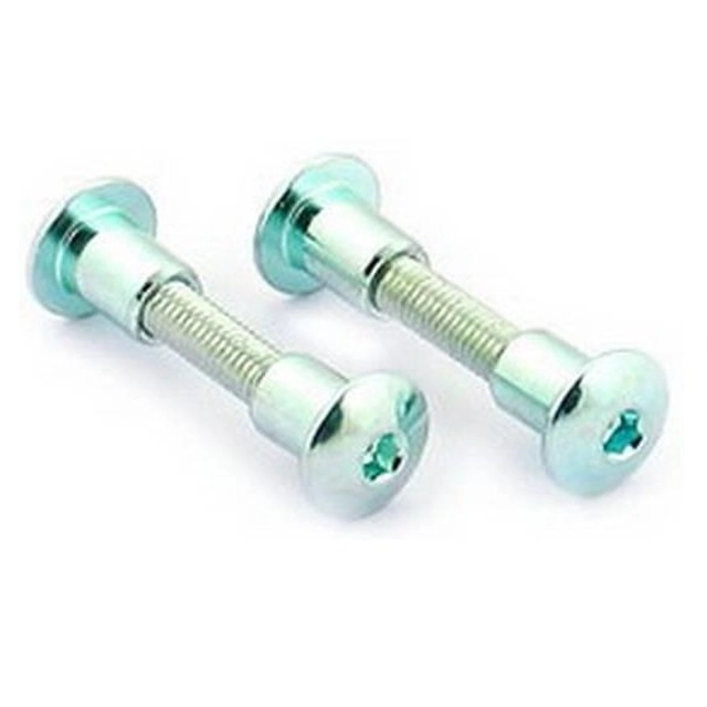 CONECTOR DE MUEBLE PARA PANELES DE MUEBLE ALLEN CROMADO 2 piezas