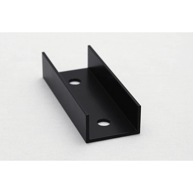 Conector de riel 120x45 NEGRO