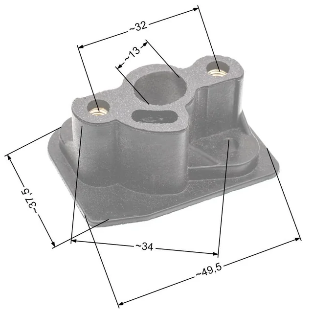 Conector do carburador Nac Cg330 Roçadoras de mercado Nz71