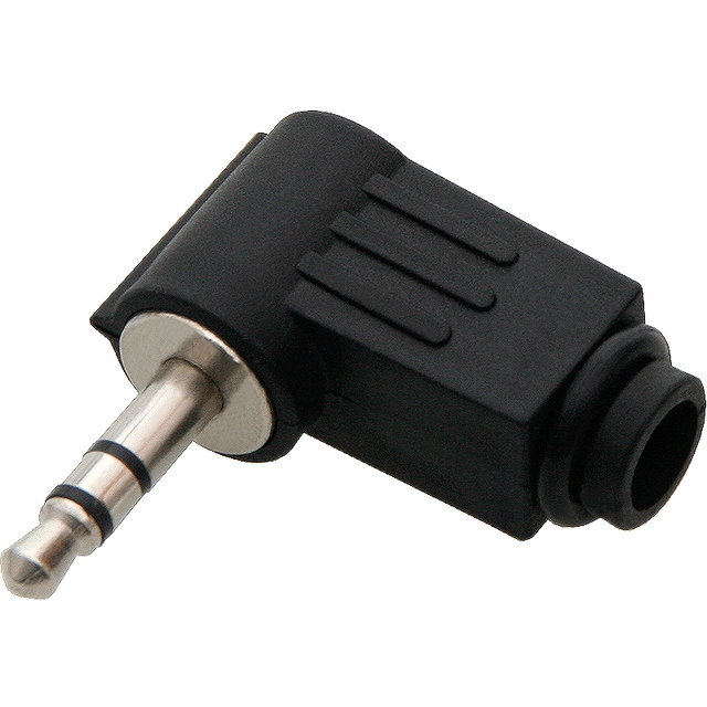 Conector jack 3,5 ST acodado 20szt