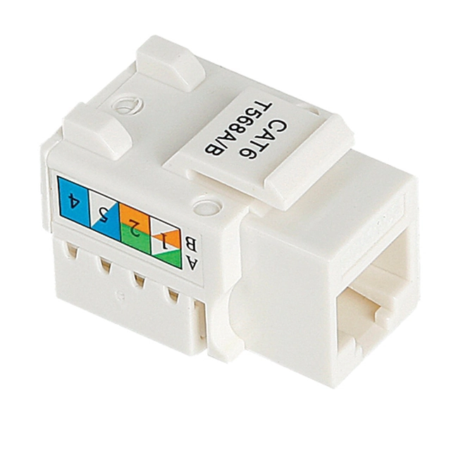 Conector Keystone LAN Cat 6 para RJ45- DLX