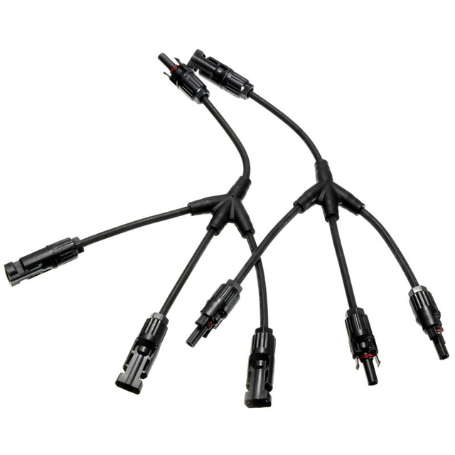 Conector MC4 conector paralelo flexible 3+1 par completo