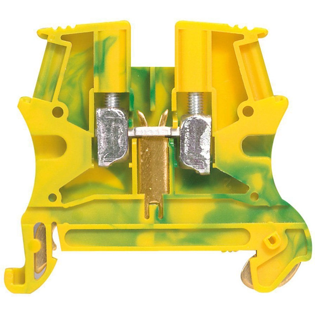 Conector monofásico Legrand VIKING 6mm verde-amarillo 037171