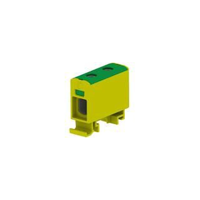 Conector MOREK hilo.AL/CU/ 1,5-50 mm2 TS35 1-tor 2-otw terminal OTL50 amarillo-verde (MAA1050Y10)