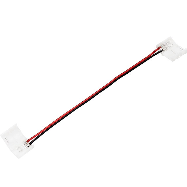 Conector para conector de tiras de LED 8mm cabo 1 Peça