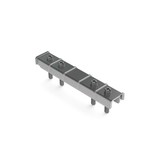 Conector para trilho de montagem 30x30 ou 30x45, L=200mm aço, QS (Quick Stream)