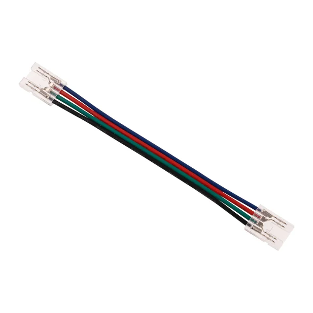 Conector T-LED COB RGB 10mm com cabo Variante: Conector COB RGB 10mm com cabo