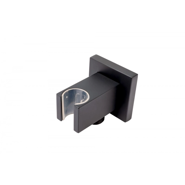 Conector unghiular pentru furtun Fdesign Inula negru FD8-601-22