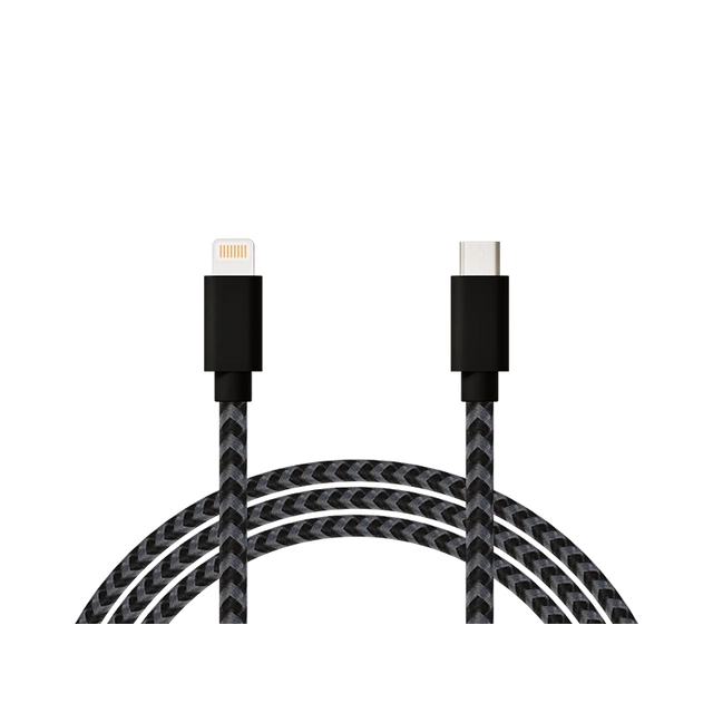 Conector USB-C - iPhone 1m împletitură