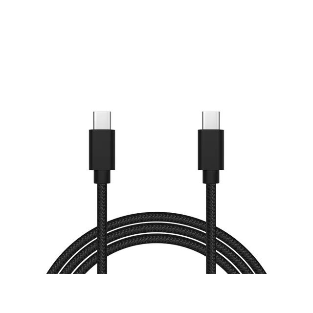 Conector USB-C - USB-C 2.0 1,0m negro