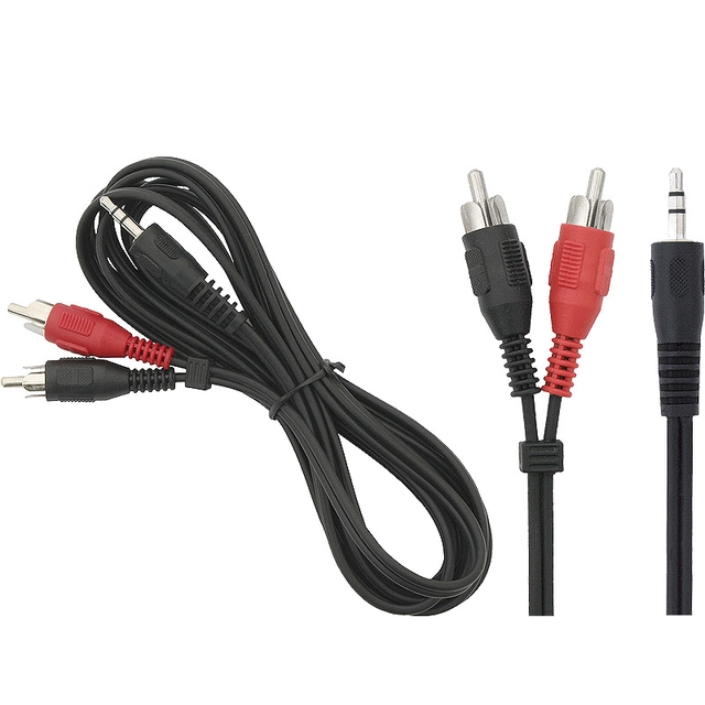 Conexión ENCHUFE 3,5ST-2xWTYK RCA 15m 1 Pieza