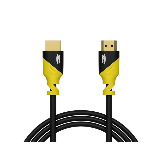 Conexión HDMI-HDMI AMARILLO recto 1,5m