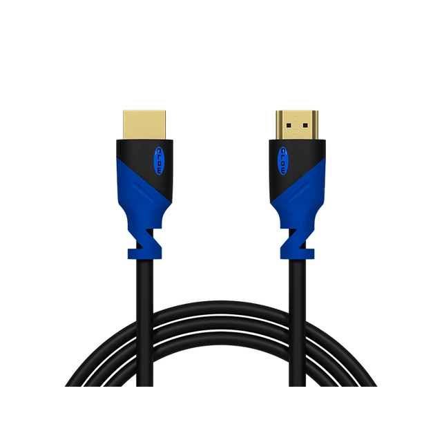 Conexión HDMI-HDMI AZUL recto 5m 4K