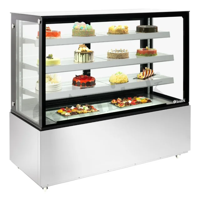 Confectionery Display Cabinet Simple, capacity 670l, white, Velvet 1540, Amitek 1140034