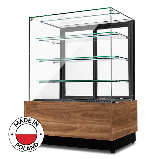 Confectionery display case neutral Dolce Visione Neutro 1300 | 1300x690x1300 mm