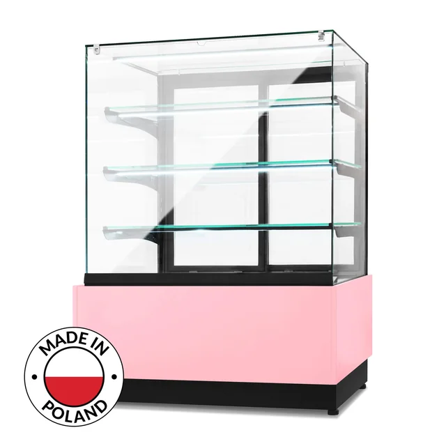 Confectionery display case neutral Dolce Visione Neutro Premium 1300 | 1300x690x1300 mm