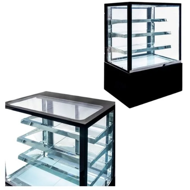 Confectionery Display For Cafe Restaurant Elsa S90 Black 90x70x140