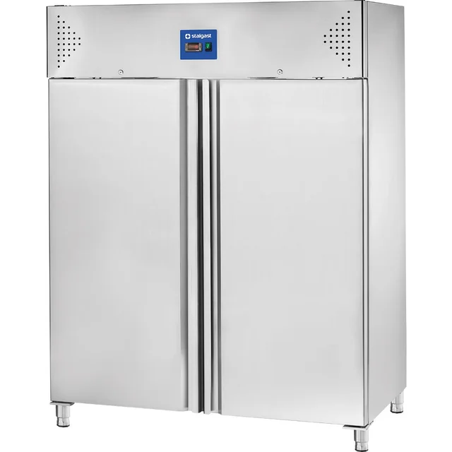 Congélateur 2 porte inox avec pieds, GN 2/1, V 1300 l