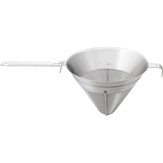 Conical sieve for straining with a fine mesh 240 mm