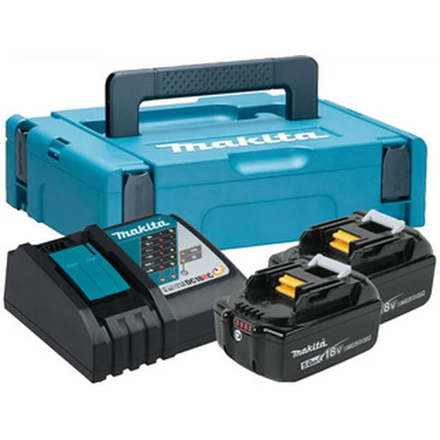 Conjunto de bateria e carregador Makita BL1850 + DC18RC 18 V | 5 Ah