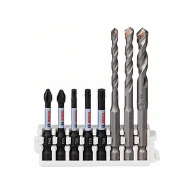 Conjunto de bits Bosch 8 peças