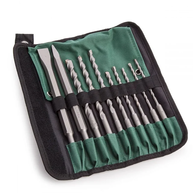 Conjunto de brocas e cinzel Metabo "SDS-plus Promo" (630824000), 10 unid.