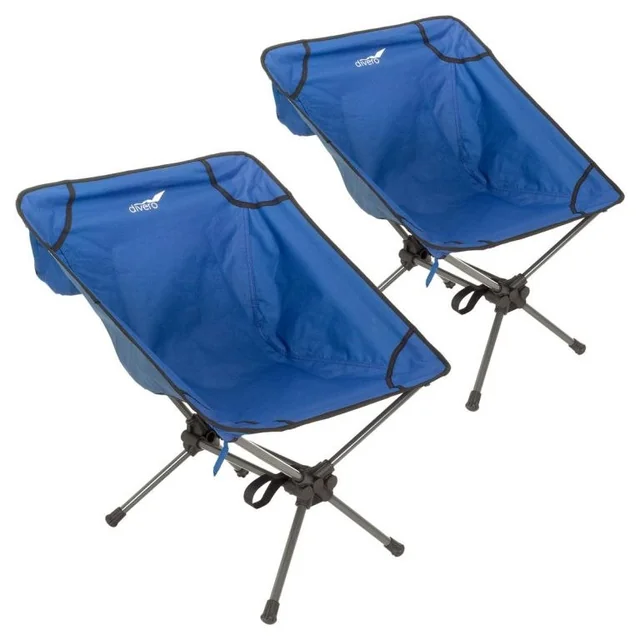 Conjunto de cadeiras de camping, azul