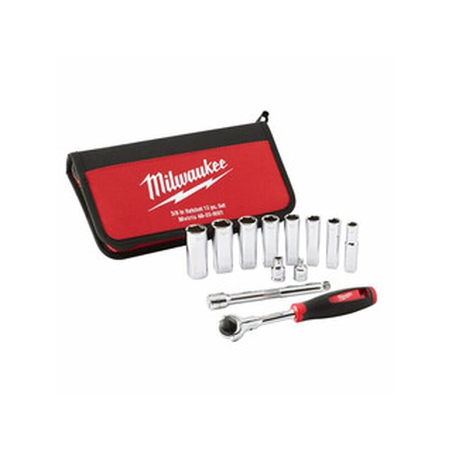 Conjunto de chave de caixa Milwaukee 3/8inch