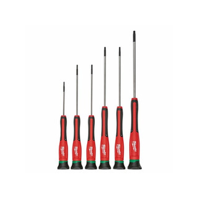 Conjunto de chave de fenda Milwaukee Precision TORX 6 (T6, T7, T8, T9, T10, T15)