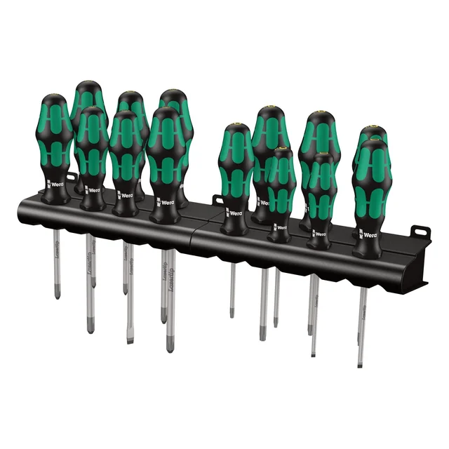 Conjunto de chaves de fenda Wera Kraftform Big Pack 300 (05105630001), 14 peças