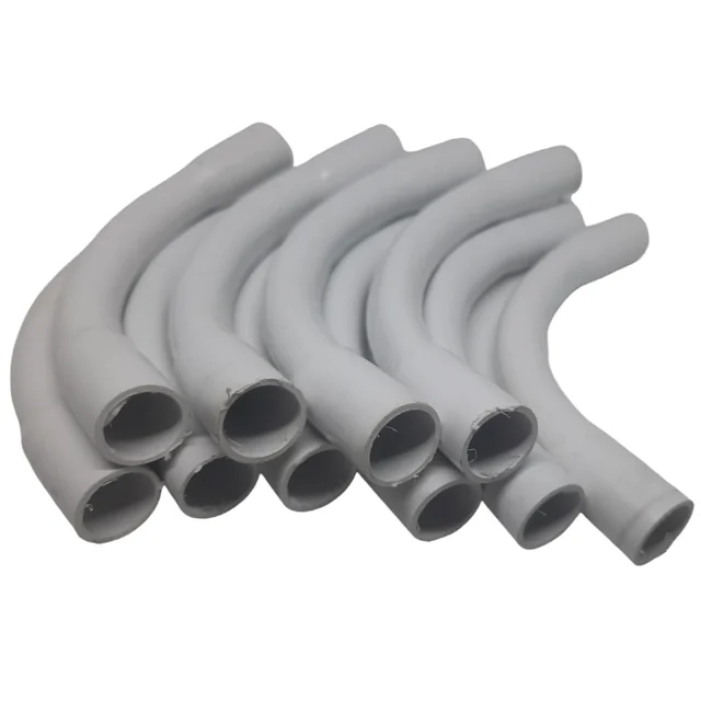 Conjunto de cotovelos de plástico 10 para tubo de PVC tubo Bergman 16mm