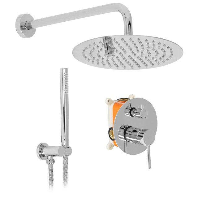 Conjunto de ducha REA Lungo Chrome + BOX OCULTO