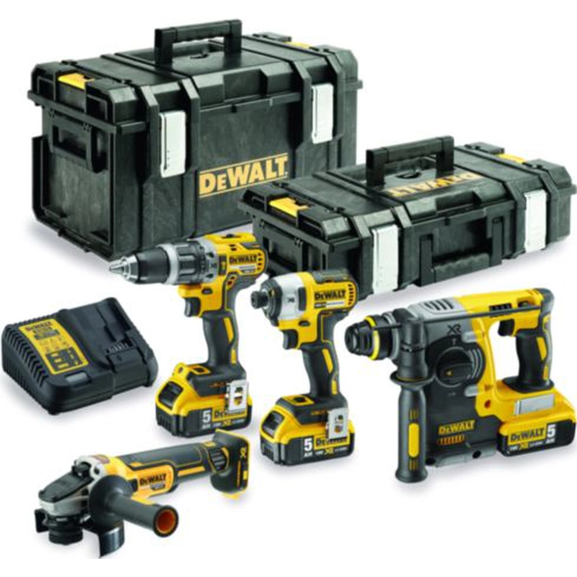 Conjunto de ferramentas elétricas Dewalt 10-elementowy (DCK422P3-QW)