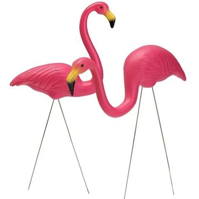 Conjunto de flamingo de jardim 2szt 261264