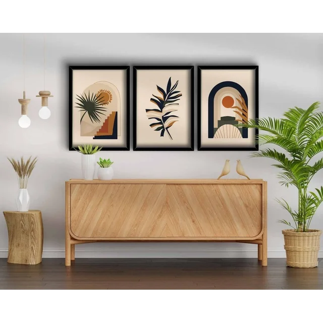 Conjunto de imagens decorativas 3, 38 x 53 cm