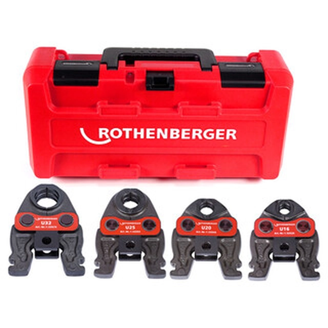 Conjunto de mandíbulas de prensa Rothenberger Compact | 16 - 32 mm | Tubo de cinco camadas (U) 4 pcs