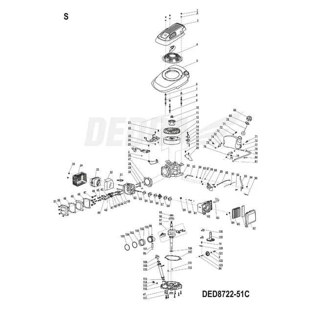 CONJUNTO DE MOTOR DE COMPOSIÇÃO DEDRA