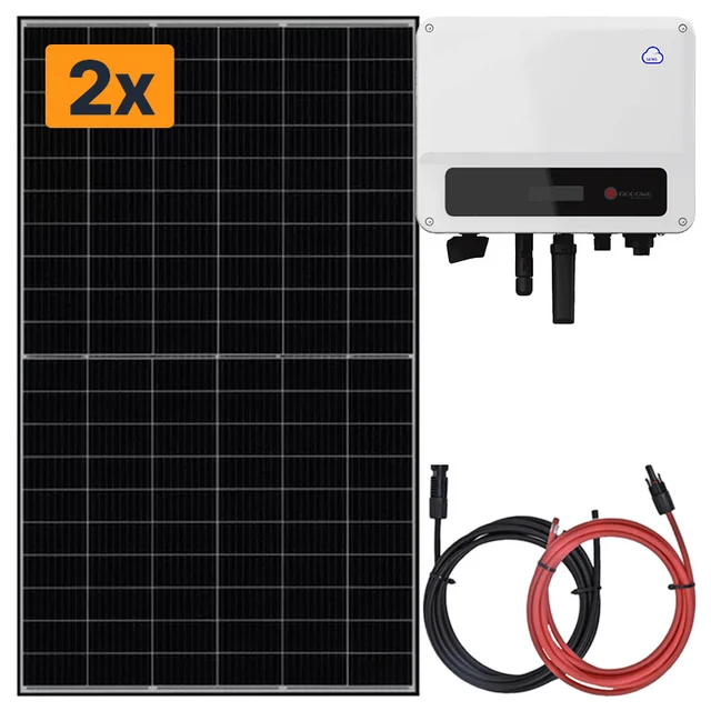 Conjunto de painéis solares para varanda 820W